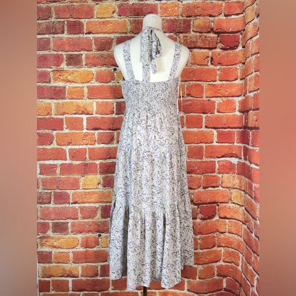 Chelsea28 Lavender Floral Sleeveless Maxi Dress Size Small‎ Flowy NEW - Picture 3 of 16